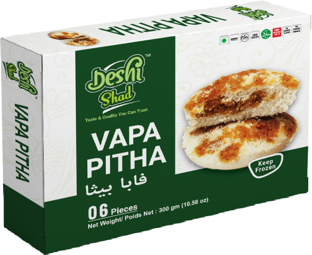 Deshi Shad Vapa Pitha 300gm 6pcs (1X 12=12)