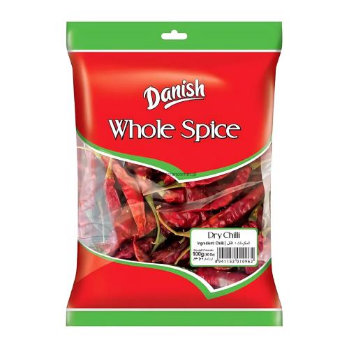 Danish Whole Spice Chilli (Shukno Morich)100gm (1X50=50)