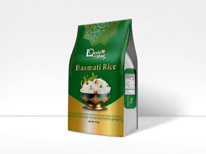 Deshi Shad Parboiled Basmati Rice 10lb (1X 4=4)