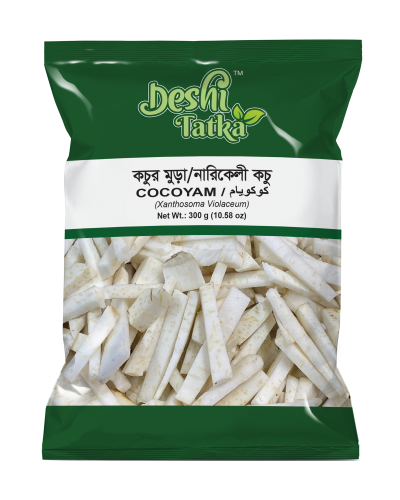 Deshi Tatka Cocoyam (Kochur Mura) 300gm (1X 24=24)