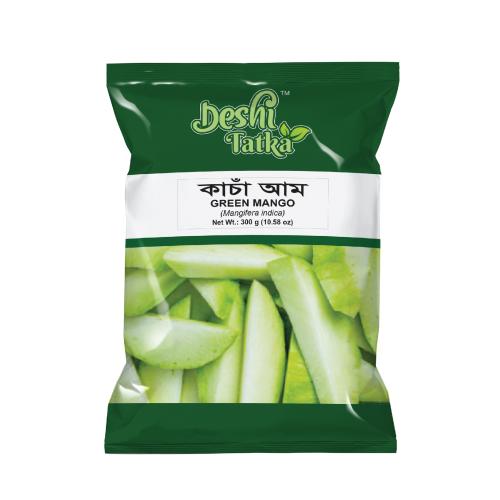 Deshi Tatka Green Mango (Without Skin) 300gm (1X 32=32)