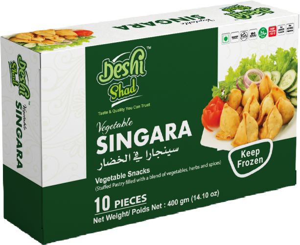 Deshi Shad Mini Singara 400gm 10pcs (1X 18=18)