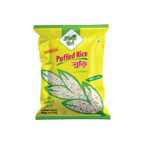 Deshi Shad Puffed Rice (Muri) 400gm  WC Yellow (1 X 10=10)
