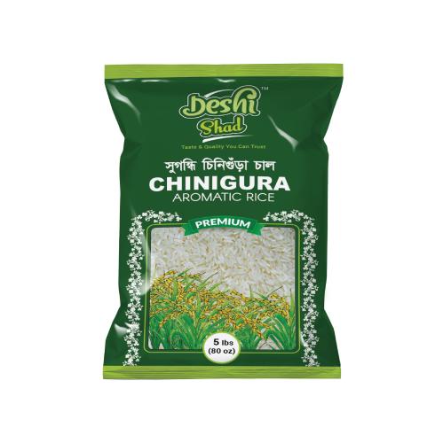 Deshi Shad Chinigura Aromatic Rice 5lb (1 X 8=8)
