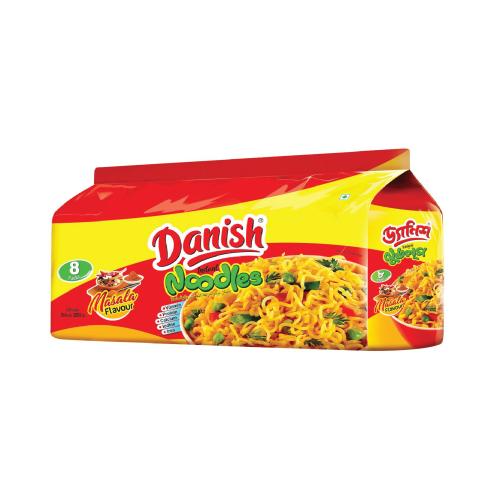 Danish Instant Noodles Masala Flavor 496gm (1X12=12)