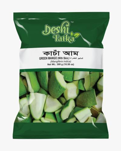 Deshi Tatka Green Mango (With Skin) 300gm (1X 32=32)