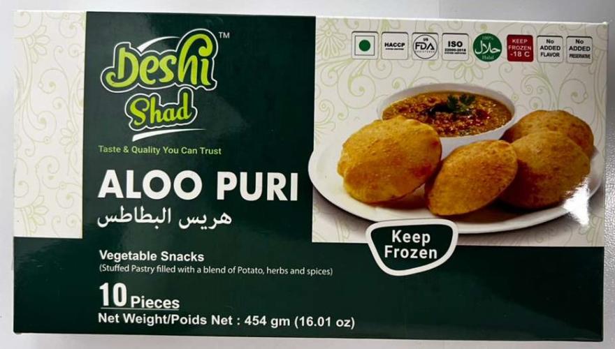 Deshi Shad Mini Aloo Puri 454gm 20pcs (1X20=20)